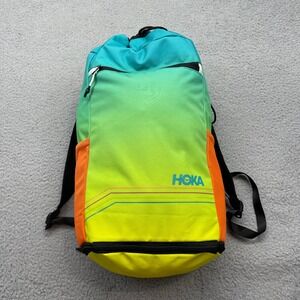 Hoka One One Uinta Design Multicolor Ombre Running Drawstring Backpack Shoe Bag